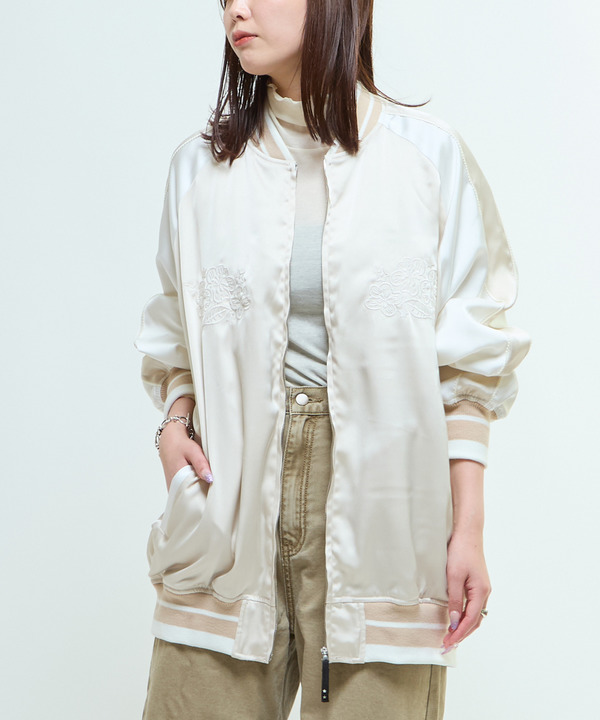 SATIN OVERSIZE SOUVENIR JACKET 詳細画像 21