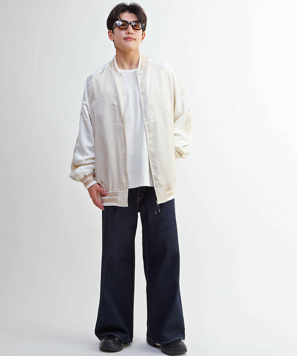 SATIN OVERSIZE SOUVENIR JACKET 詳細画像 23