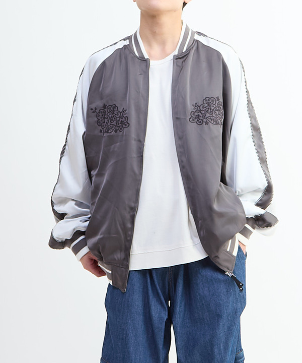 SATIN OVERSIZE SOUVENIR JACKET 詳細画像 7
