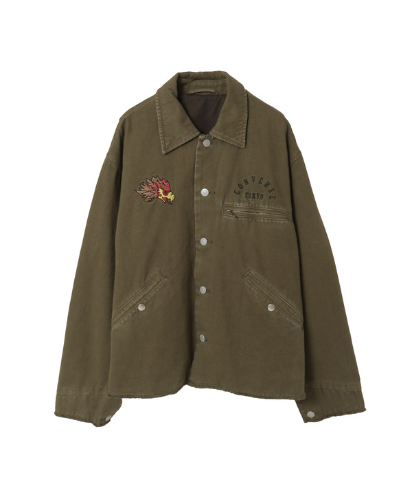 PIGMENT DYE EMBROIDERY DETROIT JACKET 詳細画像 12