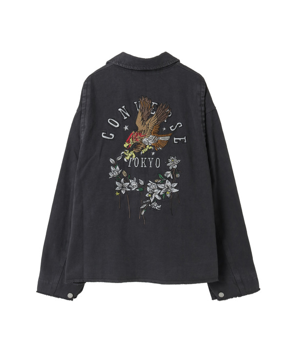 PIGMENT DYE EMBROIDERY DETROIT JACKET 詳細画像 6