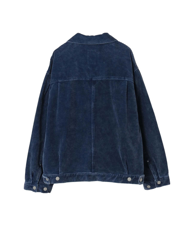 【NAVY SERIES】CORDUROY WASHED TRUCKER JACKET (SET-UP) 詳細画像 6