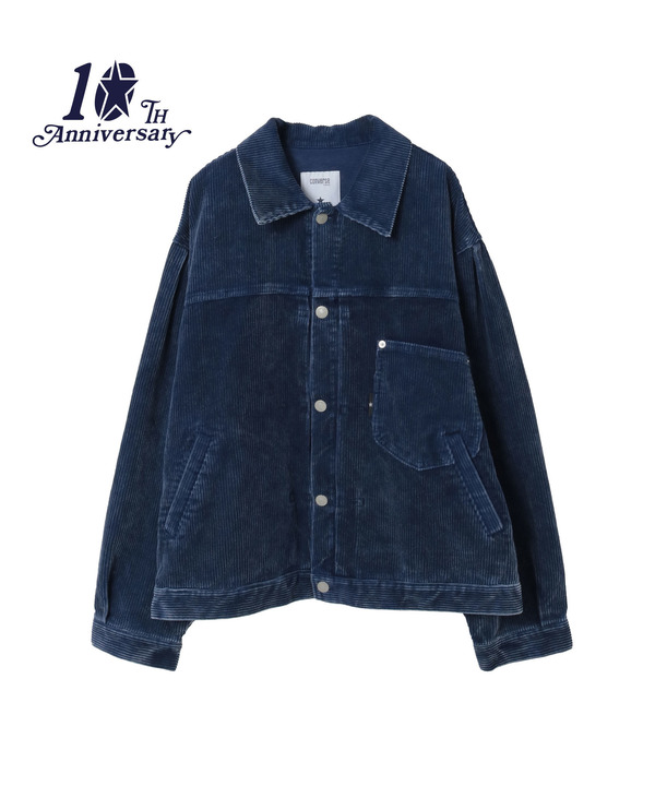 【NAVY SERIES】CORDUROY WASHED TRUCKER JACKET (SET-UP) 詳細画像 ネイビー 1