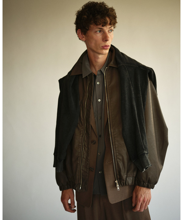 【HL】VINTAGE SYNTHETIC LEATHER BLOUSON 詳細画像 2