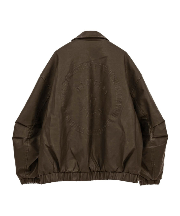 【HL】VINTAGE SYNTHETIC LEATHER BLOUSON 詳細画像 8