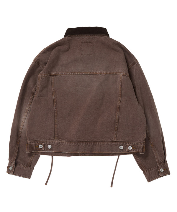 【HL】LACE-UP DENIM JACKET WASHED (SET-UP) 詳細画像 1