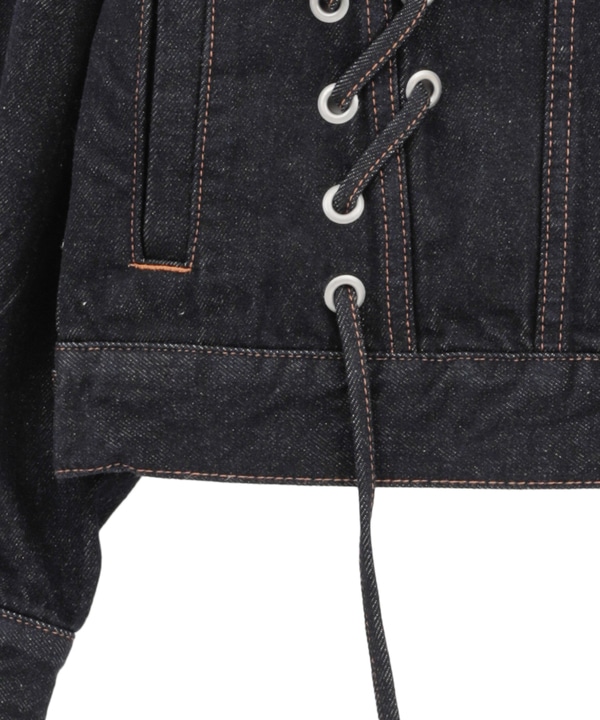 【HL】LACE-UP DENIM JACKET RIGID  (SET-UP) 詳細画像 6