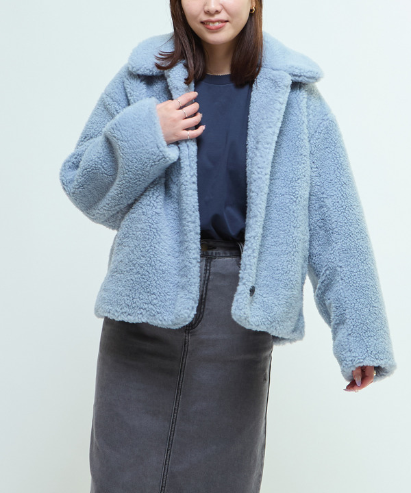 BOA COLLAR JACKET 詳細画像 サックスブルー 1