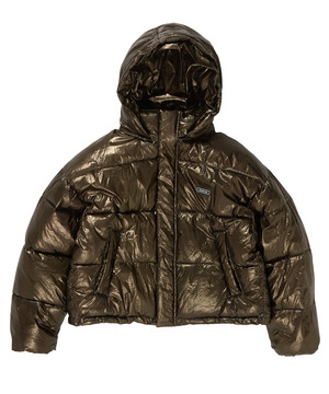 【HL】METALLIC SHORT DOWN JACKET