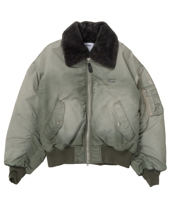 【HL】SPRAY DYED MA-1 JACKET 詳細画像 2