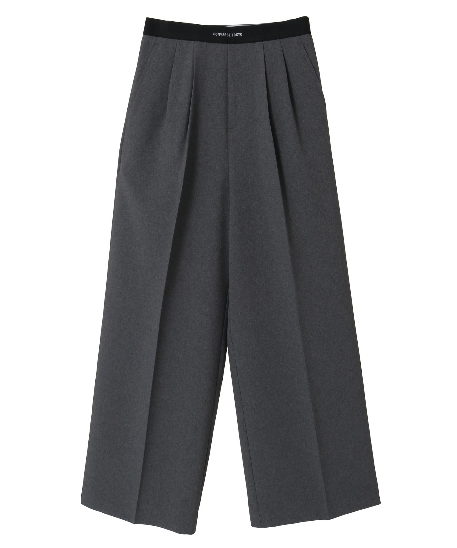 WAIST LOGO WIDE SLACKS PANTS｜CONVERSE TOKYO (コンバース
