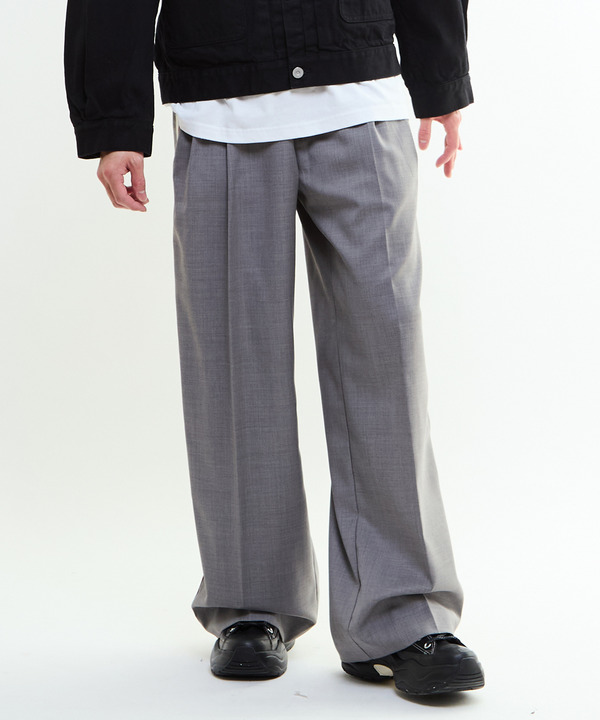 SIDE LINE WIDE SLACKS 詳細画像 1