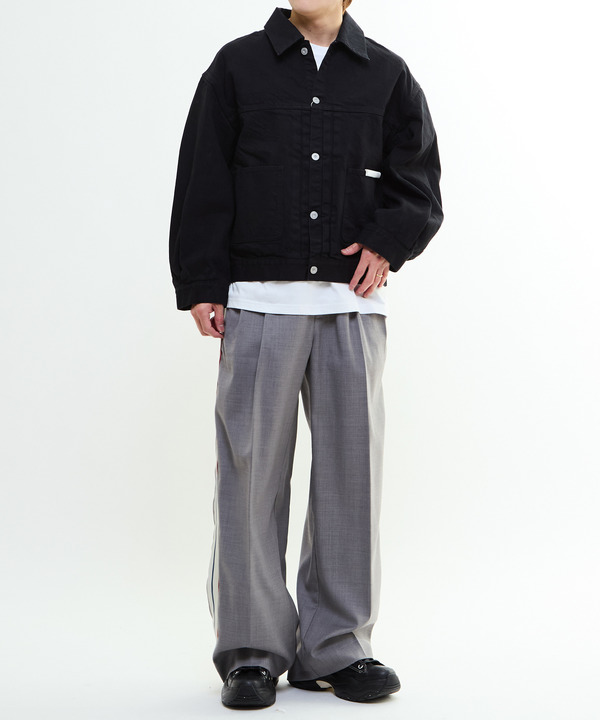 SIDE LINE WIDE SLACKS 詳細画像 3