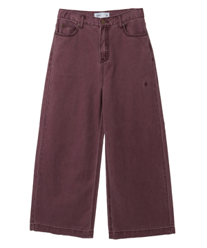 COTTON CHINO WIDE PANTS