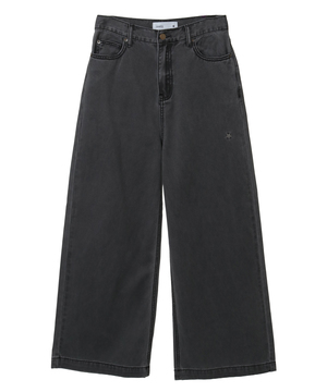 COTTON CHINO WIDE PANTS