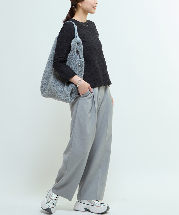 TUCKED EASY BARREL PANTS 詳細画像 11