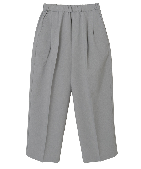 TUCKED EASY WIDE PANTS 詳細画像 ライトグレー 1