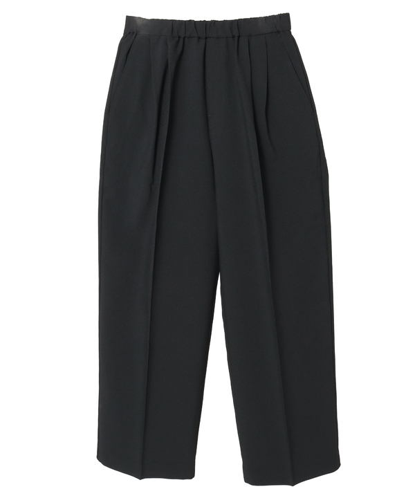 TUCKED EASY WIDE PANTS 詳細画像 ブラック 1