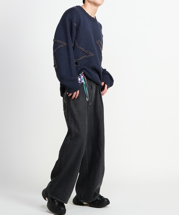 WIDE DENIM PANTS (SET-UP) 詳細画像 18