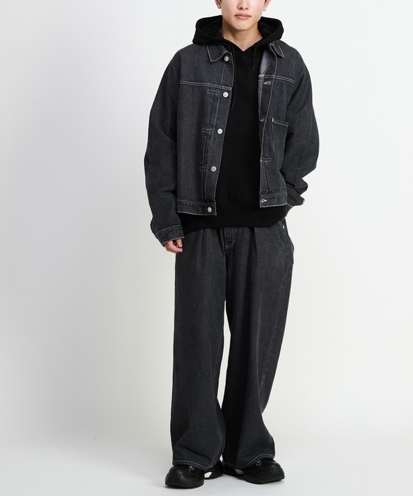 WIDE DENIM PANTS (SET-UP) 詳細画像 19
