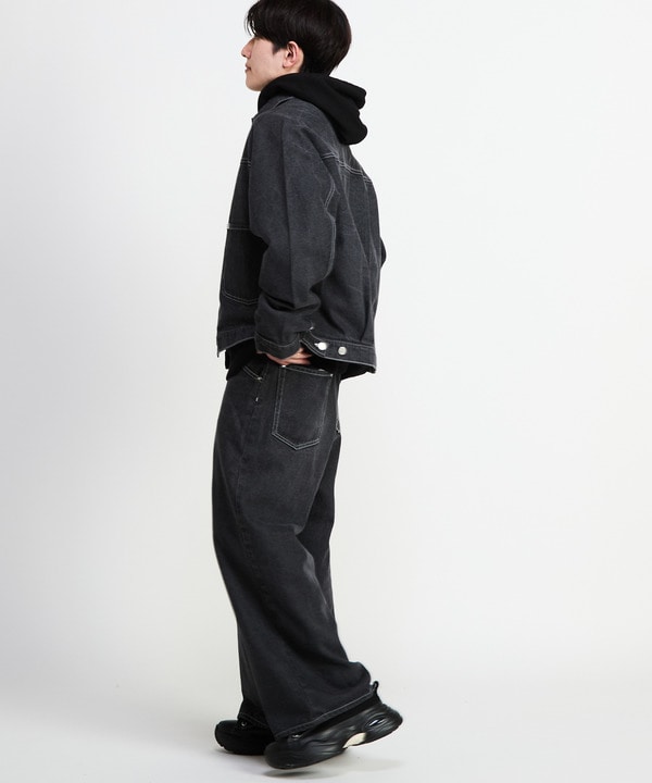 WIDE DENIM PANTS (SET-UP) 詳細画像 20