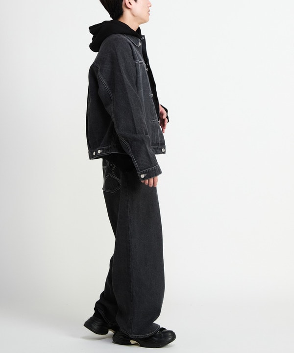 WIDE DENIM PANTS (SET-UP) 詳細画像 21