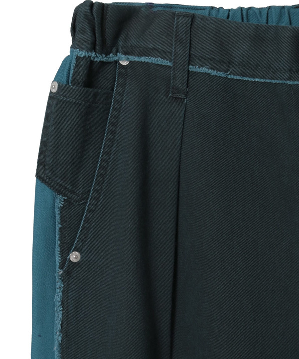 【NAVY SERIES】TWILL MECHANIC WIDE PANTS (SET-UP) 詳細画像 12