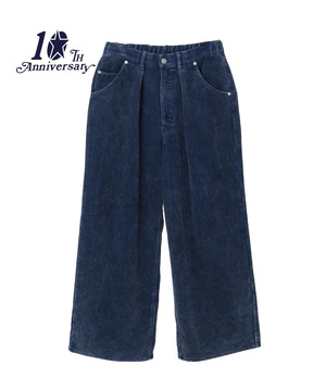 【NAVY SERIES】CORDUROY WASHED WIDE PANTS (SET-UP)
