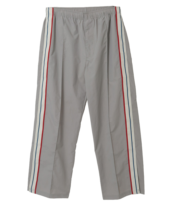 SIDE LINE NYLON TRACK PANTS 詳細画像 ライトグレー 1
