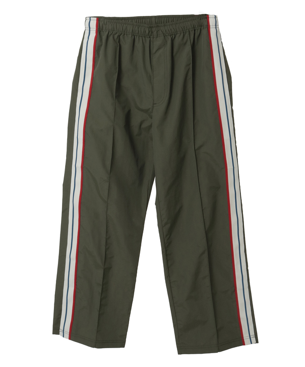 SIDE LINE NYLON TRACK PANTS 詳細画像 カーキ 1
