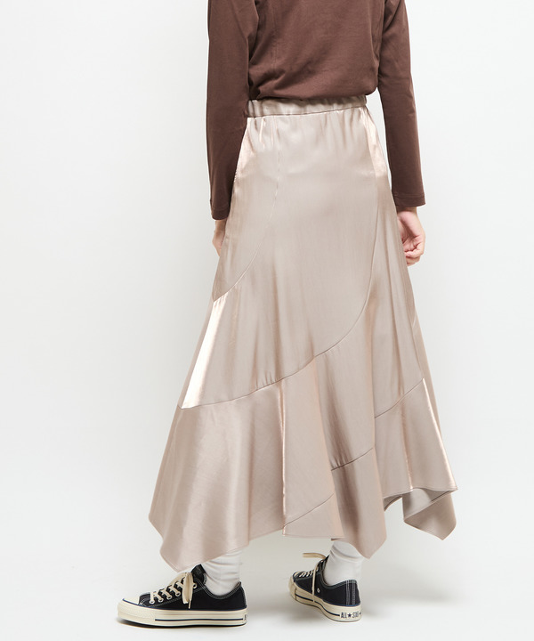 SATIN SPIRAL SKIRT 詳細画像 1