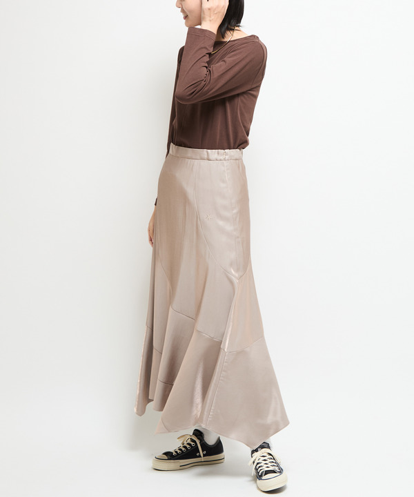 SATIN SPIRAL SKIRT 詳細画像 2