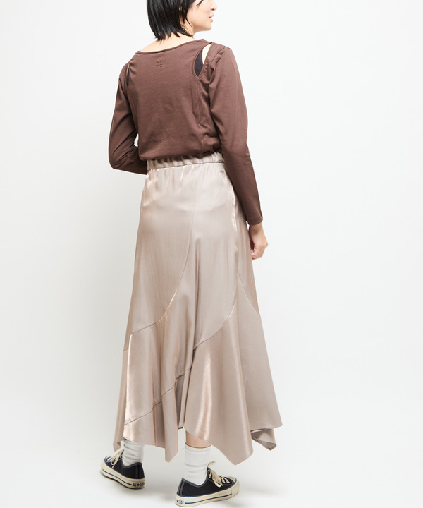 SATIN SPIRAL SKIRT 詳細画像 3