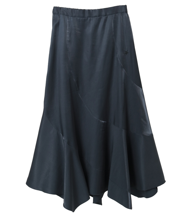 SATIN SPIRAL SKIRT 詳細画像 グレー 1
