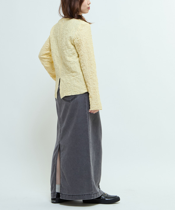 COTTON CHINO STRAIGHT SKIRT 詳細画像 7