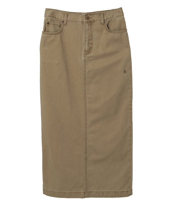COTTON CHINO STRAIGHT SKIRT 詳細画像 ベージュ 1