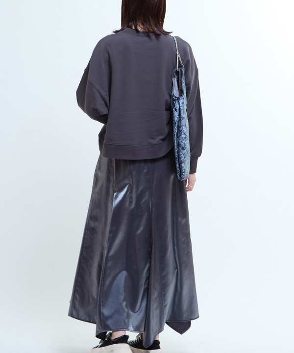 GLOSSY SATIN STAR★ CUT SKIRT 詳細画像 7