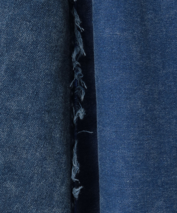 【NAVY SERIES】STAR★ RANDOM CUT DENIM SKIRT 詳細画像 10