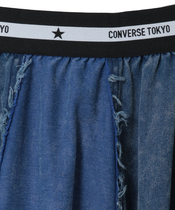 【NAVY SERIES】STAR★ RANDOM CUT DENIM SKIRT 詳細画像 7