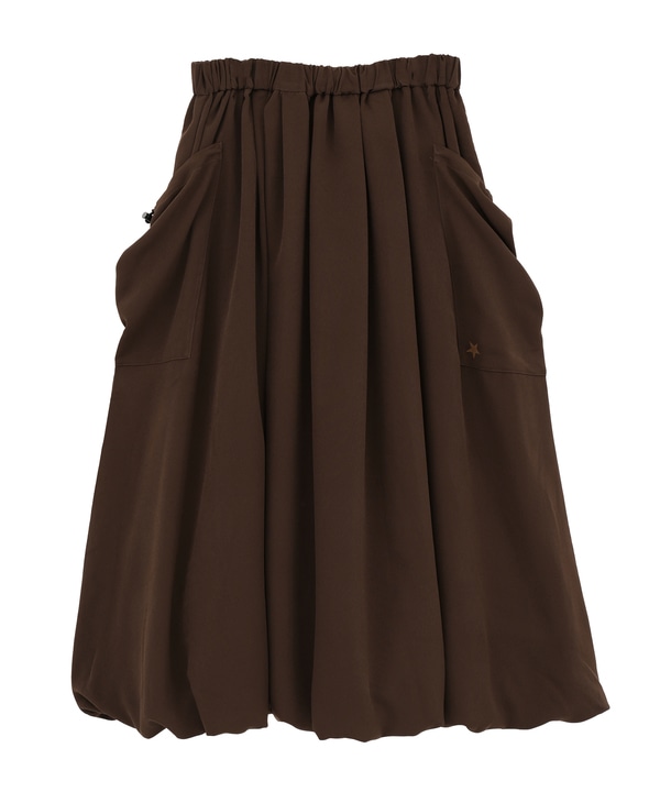 POCKET BALLOON SILHOUETTE SKIRT 詳細画像 ブラウン 1