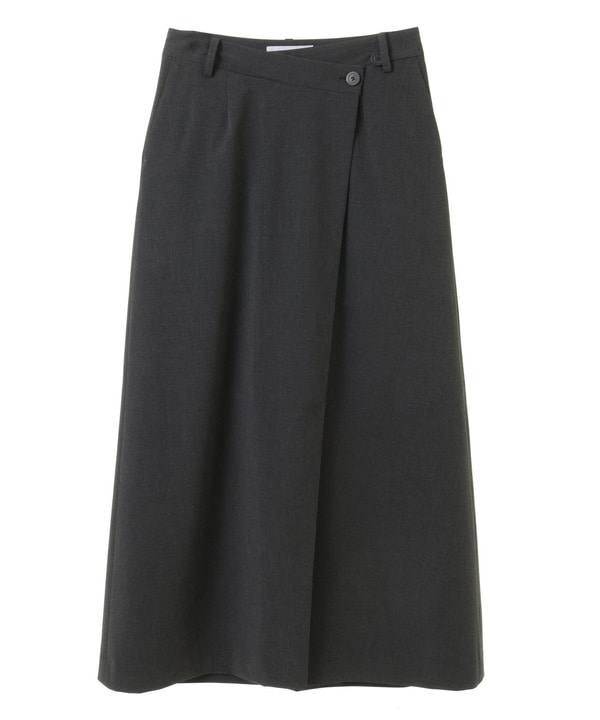 【HL】POCKET TAB ASYMMETRY SKIRT(SET UP) 詳細画像 グレー 1