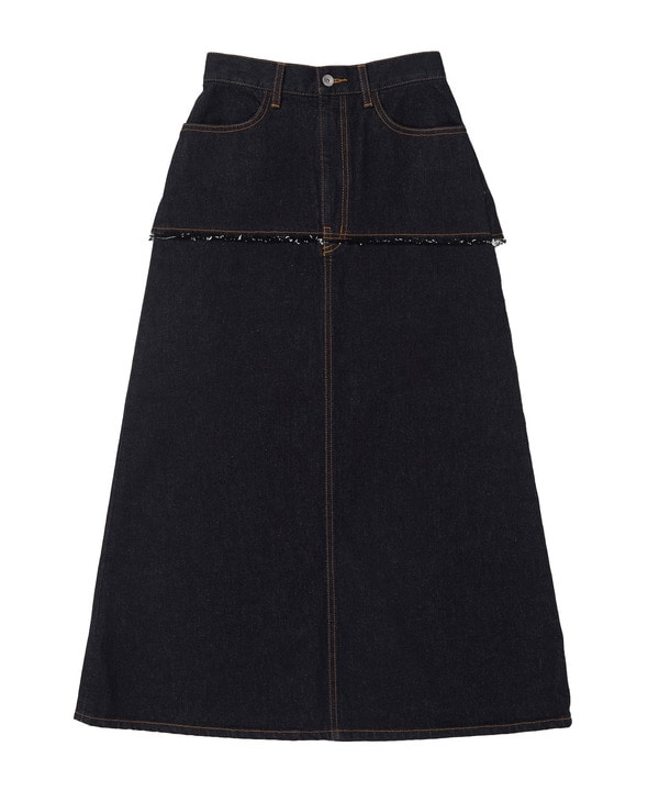 【HL】LACE-UP DENIM SKIRT RIGID (SET-UP) 詳細画像 2