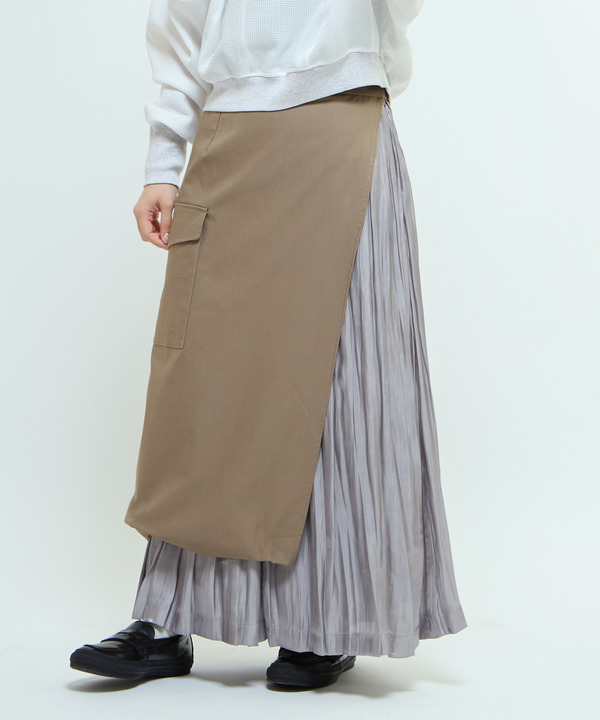 LAYERED SKIRT 詳細画像 ベージュ 1