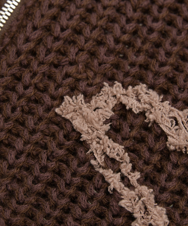 STAR★ EMBROIDERY ZIP-UP KNIT CARDIGAN 詳細画像 17