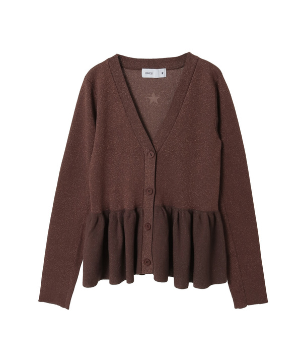PEPLUM GLITTER CARDIGAN 詳細画像 14