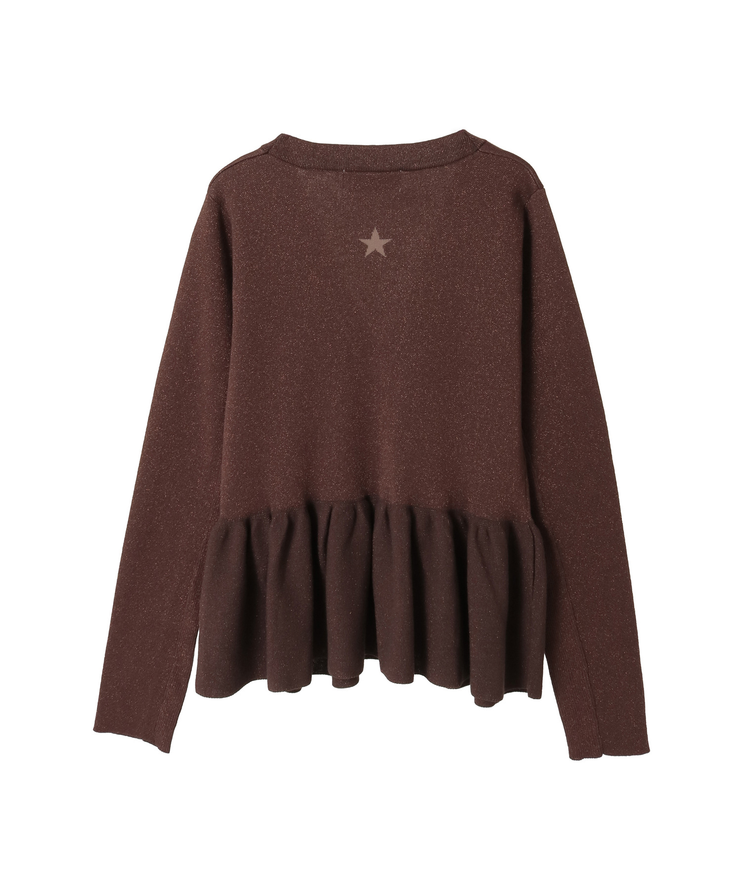 PEPLUM GLITTER CARDIGAN｜CONVERSE TOKYO (コンバース