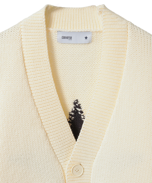 STAR★ FRINGE KNIT CARDIGAN 詳細画像 1