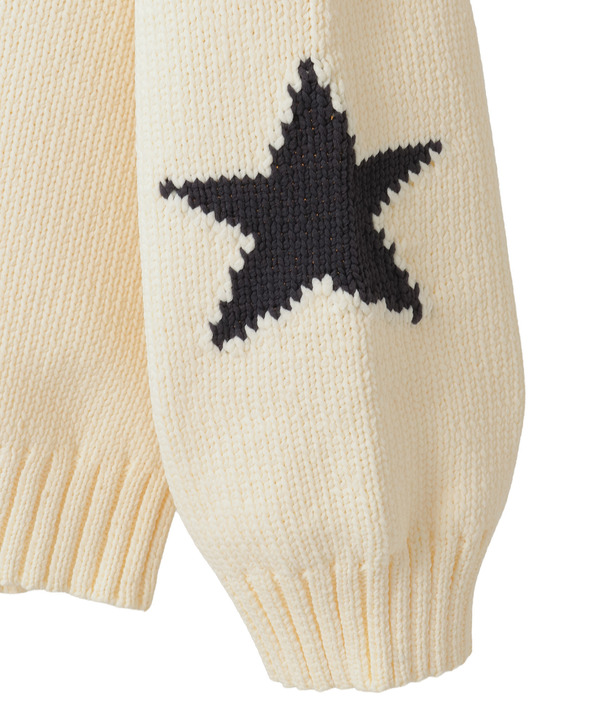 STAR★ FRINGE KNIT CARDIGAN 詳細画像 2
