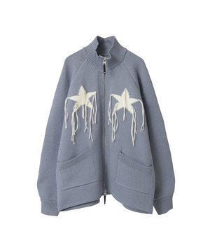 STAR★ FRINGE COWICHAN CARDIGAN