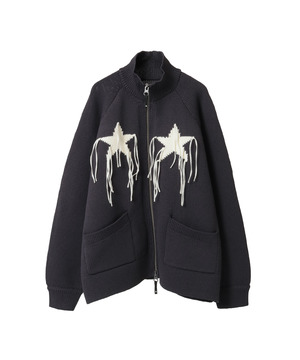 STAR★ FRINGE COWICHAN CARDIGAN